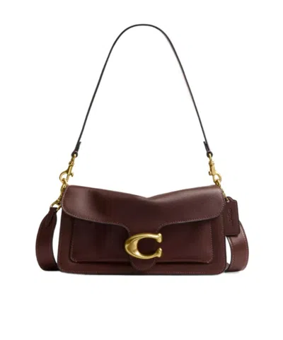 Coach Tabby Grain Leather Shoulder Bag In Red