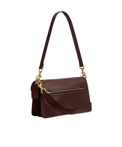Coach Tabby Grain Leather Shoulder Bag In Red