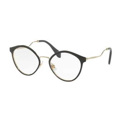 Miu Miu Full Frame Glasses In Black