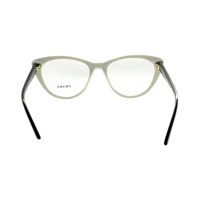 Prada Full Frame Plain Mirror In Gray