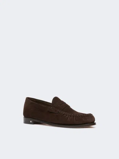 Max Mara Round-toe Loafers In Multi