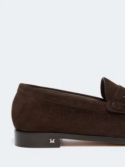 Max Mara Round-toe Loafers In Multi