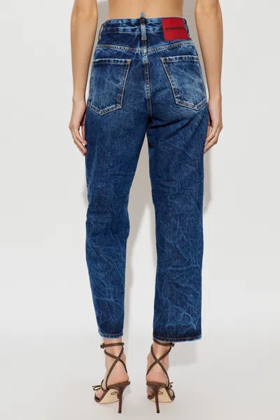 Dsquared2 Belt Loop Jeans In Blue