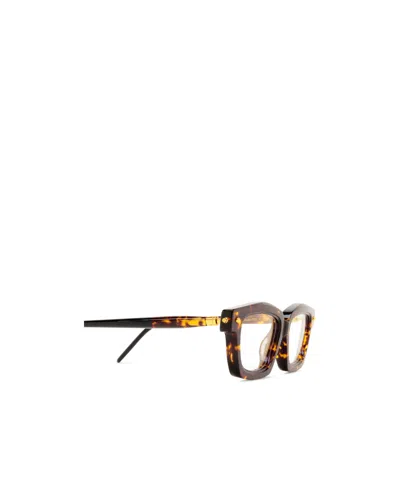 Kuboraum P25 Rectangular Optical Glasses In Brown