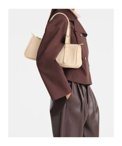 Longchamp Looong L Shoulder Bag In Neutral
