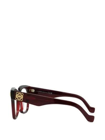 Loewe Square Frame Glasses In Brown
