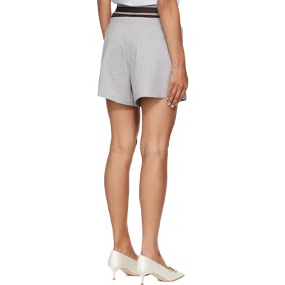 Versace Plain Knit Shorts In Multi