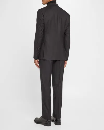 Giorgio Armani Mne's Basic Wool Two-piece Suit In Gray