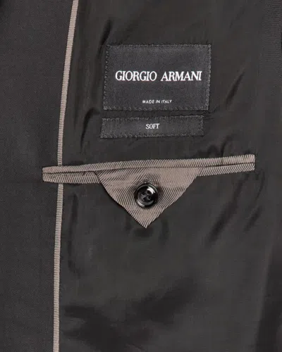 Giorgio Armani Mne's Basic Wool Two-piece Suit In Gray