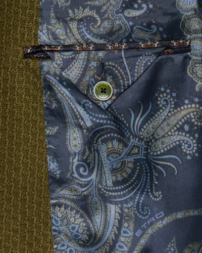 Etro Men & Apos;s Basic Textured Blazer In Brown