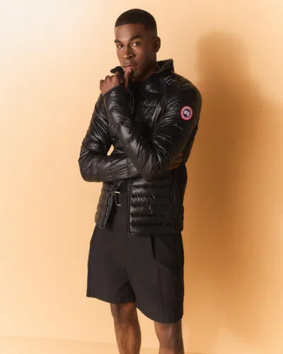 Canada Goose Hybridge Zip-front Jacket In Black