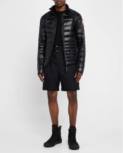 Canada Goose Hybridge Zip-front Jacket In Black