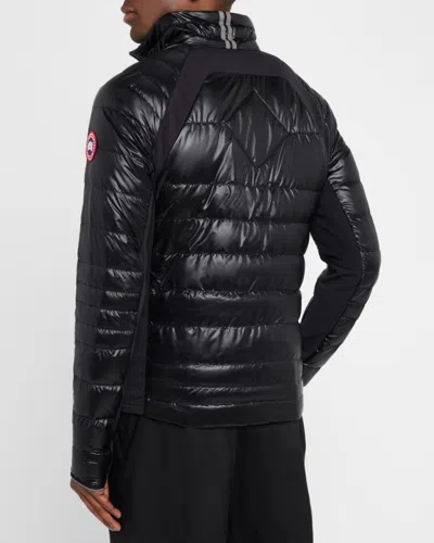 Canada Goose Hybridge Zip-front Jacket In Black
