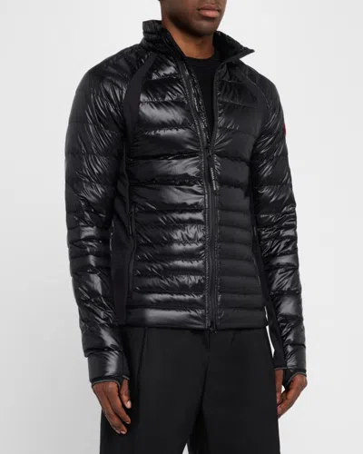 Canada Goose Hybridge Zip-front Jacket In Black