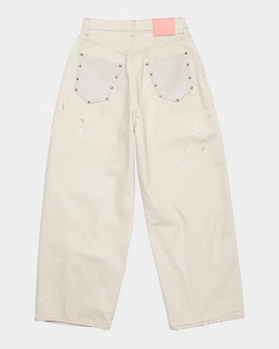Acne Studios 2023 Logo-patch Jeans In Multi