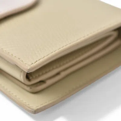 Pre-owned Celine Light Pink Leather Wallet (bi-fold) ()