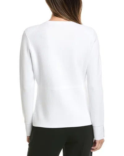 St John St. John Pique Day Jacket In White