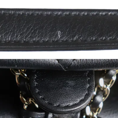 Pre-owned Chanel Black Leather Backpack ()