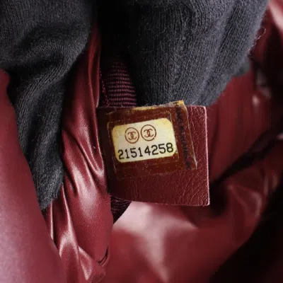 Pre-owned Chanel Black Nylon Leather Backpack ()