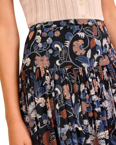 Ulla Johnson Blanche Pull On Midi Skirt In Multi