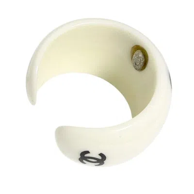 Pre-owned Chanel Plastic Band Ring ()