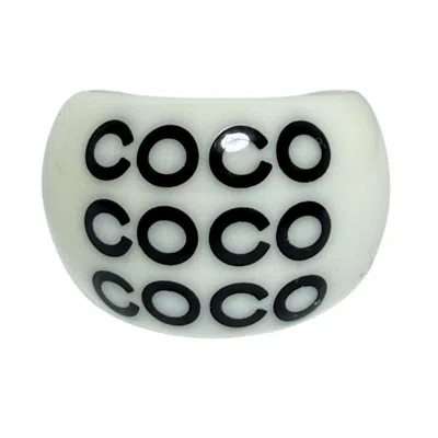 Pre-owned Chanel Plastic Band Ring ()