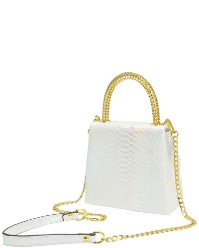 Tiffany & Fred Paris Embossed Leather Mini Top Handle Bag In Pattern