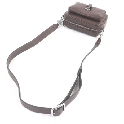 Pre-owned Coach Brown Leather Shoulder Bag ()