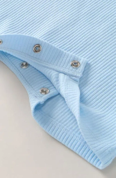 Nordstrom Rib Romper In Blue