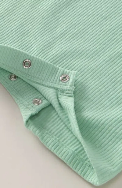 Nordstrom Rib Romper In Green