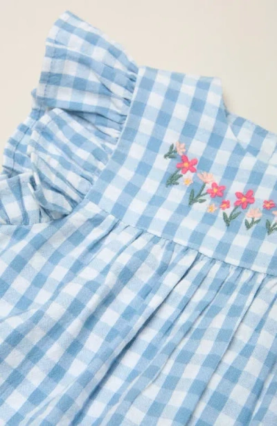 Nordstrom Flutter Sleeve Bubble Romper In Blue