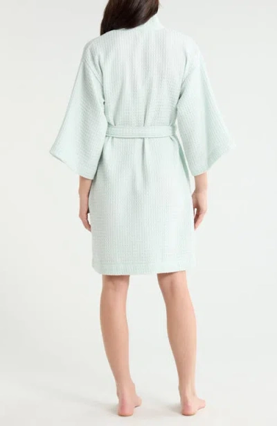 Nordstrom Everyday Waffle Robe In Blue