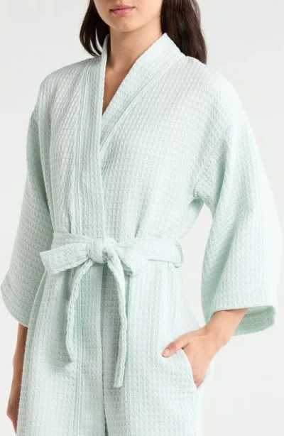 Nordstrom Everyday Waffle Robe In Blue