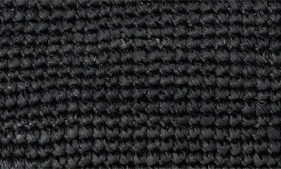 Staud Large Raffia Moon Shoulder Bag In Black