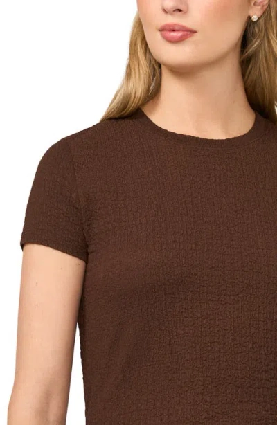 Halogenr Halogen(r) Easy Texture T-shirt In Brown