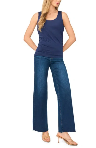 Halogenr Halogen(r) Ruched Compression Tank In Blue