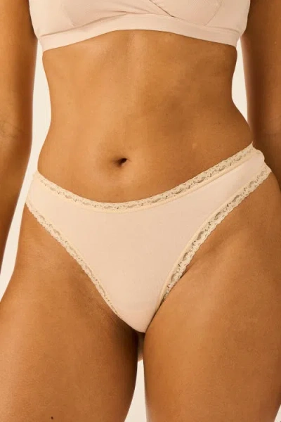 Stripe & Stare Thong Four Pack In Multi