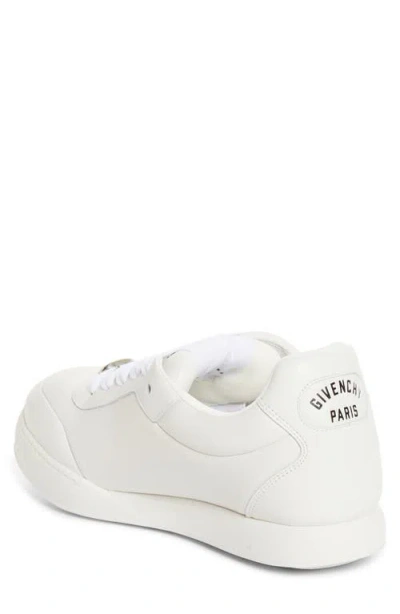 Givenchy White Yard Leather Sneakers In White
