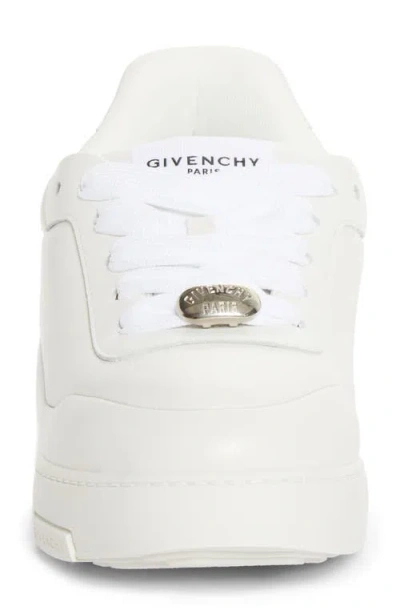 Givenchy White Yard Leather Sneakers In White