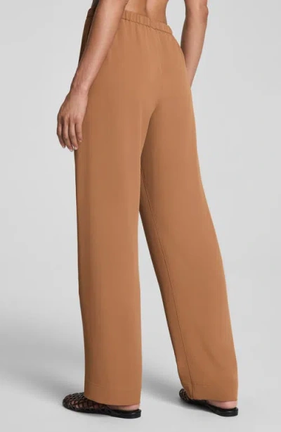Spanx ® Carryon Pull-on Straight Leg Pants In Brown
