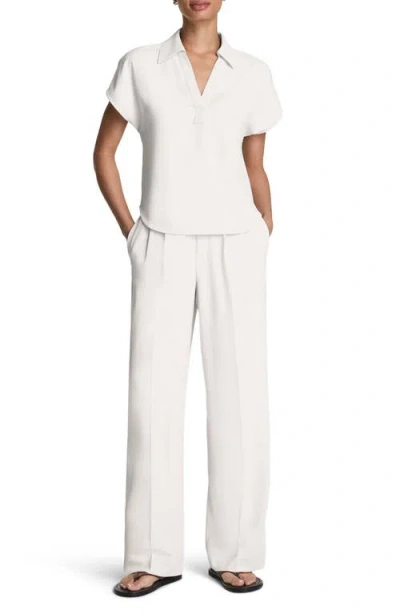 Spanx ® Oversize Short Sleeve Collared Shirt In White
