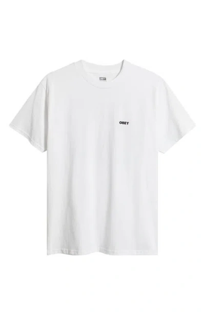 Obey Make Art Not War Graphic T-shirt In Multi
