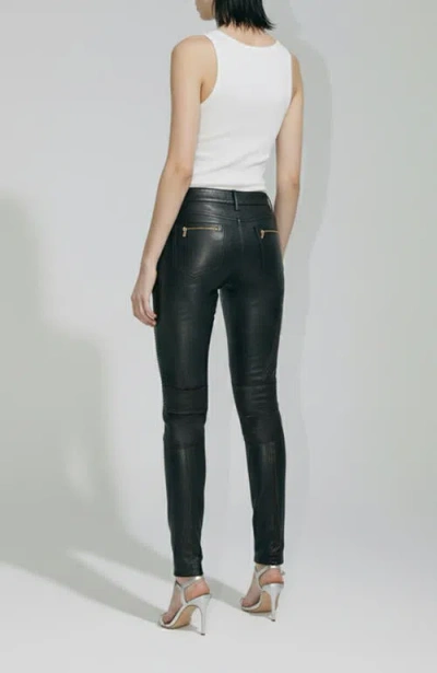 As By Df Sam Stretch Leather Pants In Black