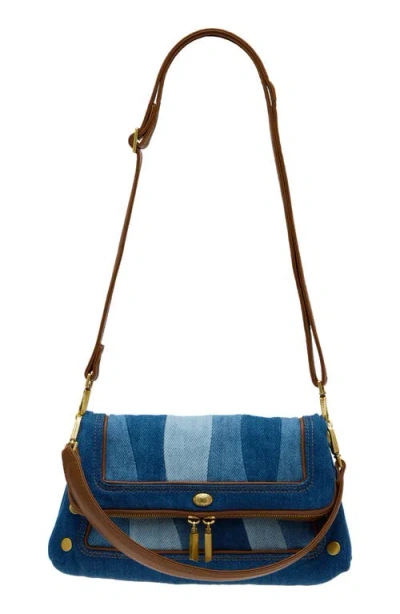 Hammitt Medium Beverly Denim Shoulder Bag In Blue