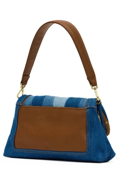 Hammitt Medium Beverly Denim Shoulder Bag In Blue