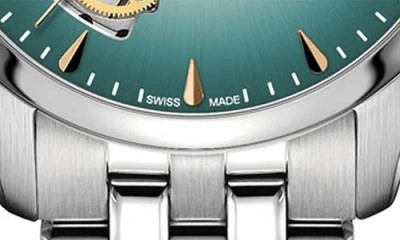 Hamilton Jazzmaster Open Heart Auto 36mm Blue Dial In Metallic