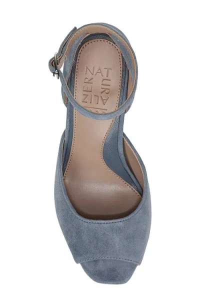 Naturalizer Asha Ankle Strap Peep Toe Pump In Multi
