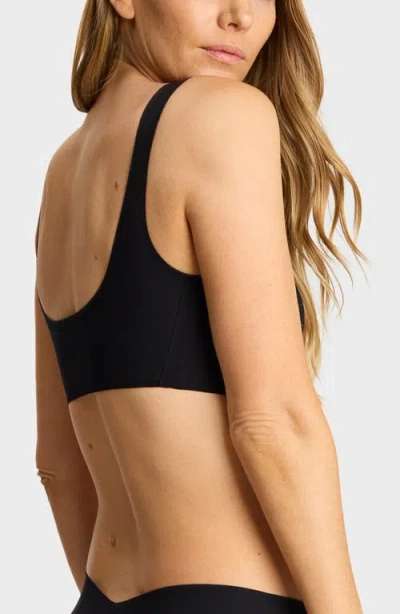 Commando Soft Support Rib Bralette In Black