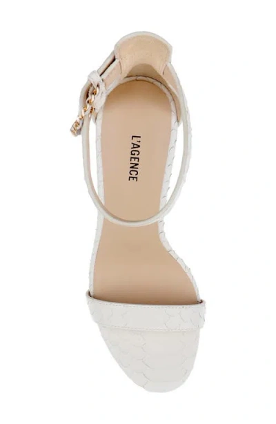 L'agence Gisele Ankle Strap Sandal In Multi