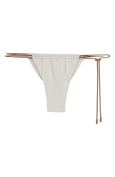 Vix Paula Hermanny Pixie Tanga Bikini Bottom In White